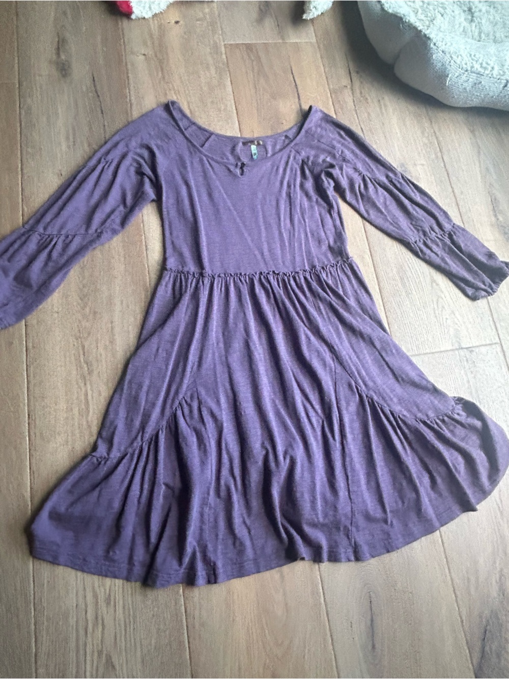 Matilda Jane Purple Long Sleeve Tiered Dress